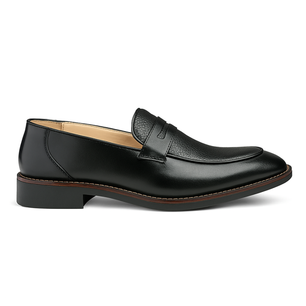 Chaussure Borsalino en cuir noir