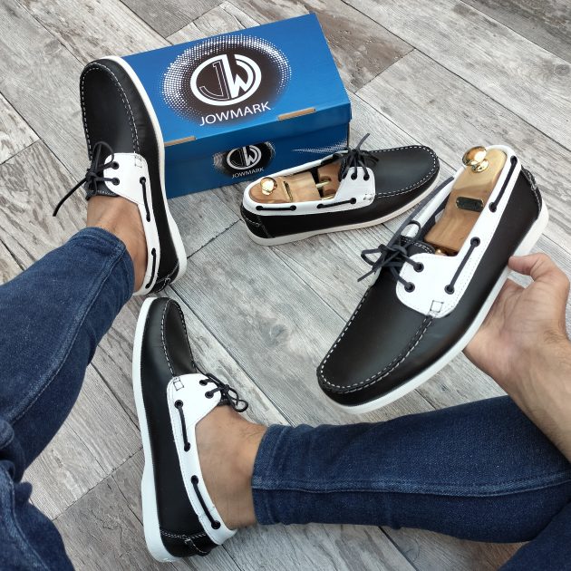 Mocassin Bateau en cuir véritable