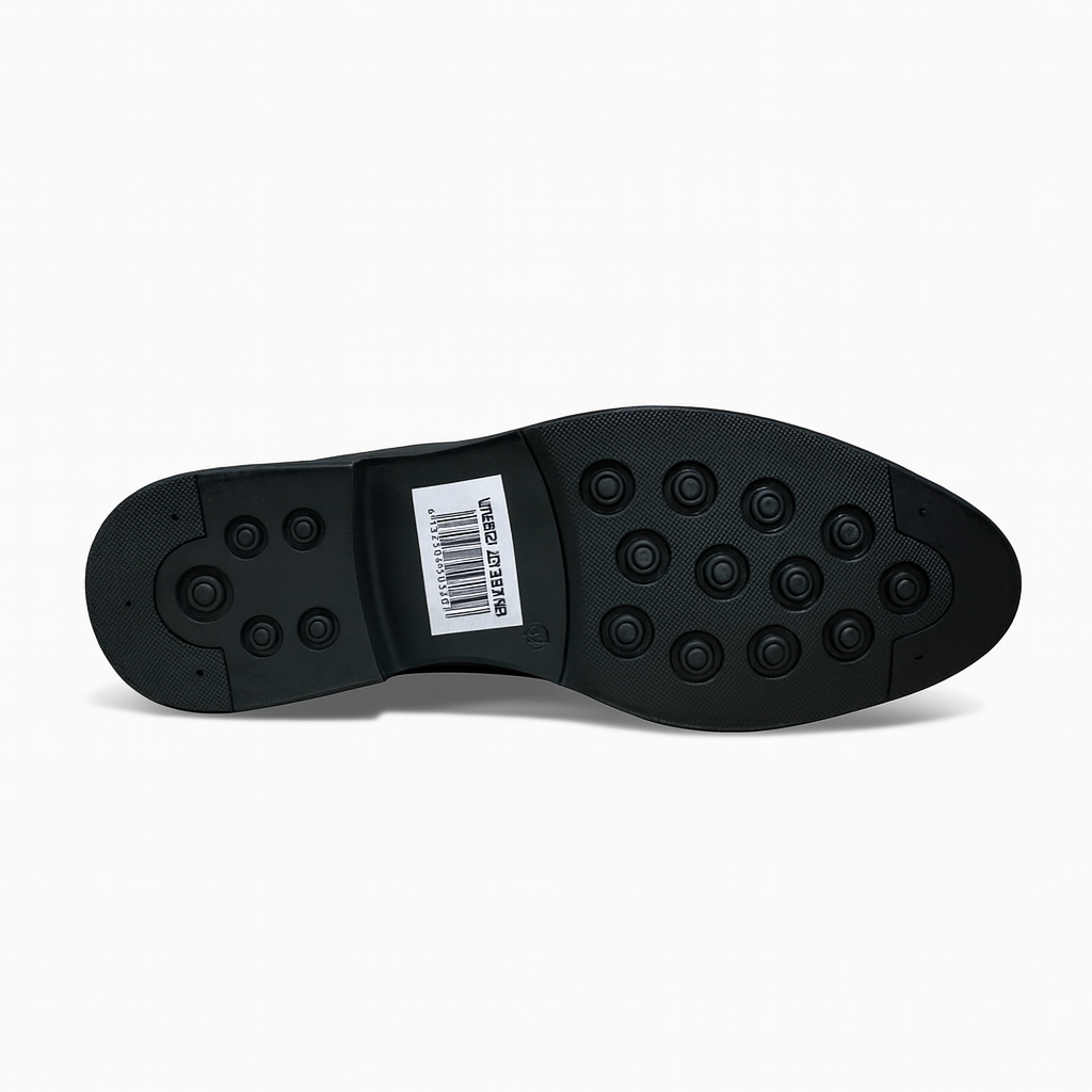 Chaussure en cuir véritable couleur tabac (نسخة) - الصورة 2