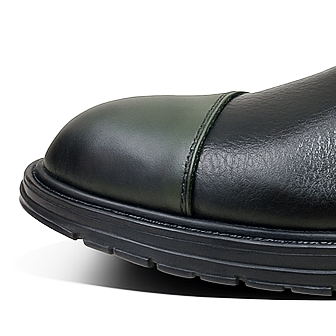 Demi Botte en Cuir véritable - الصورة 9