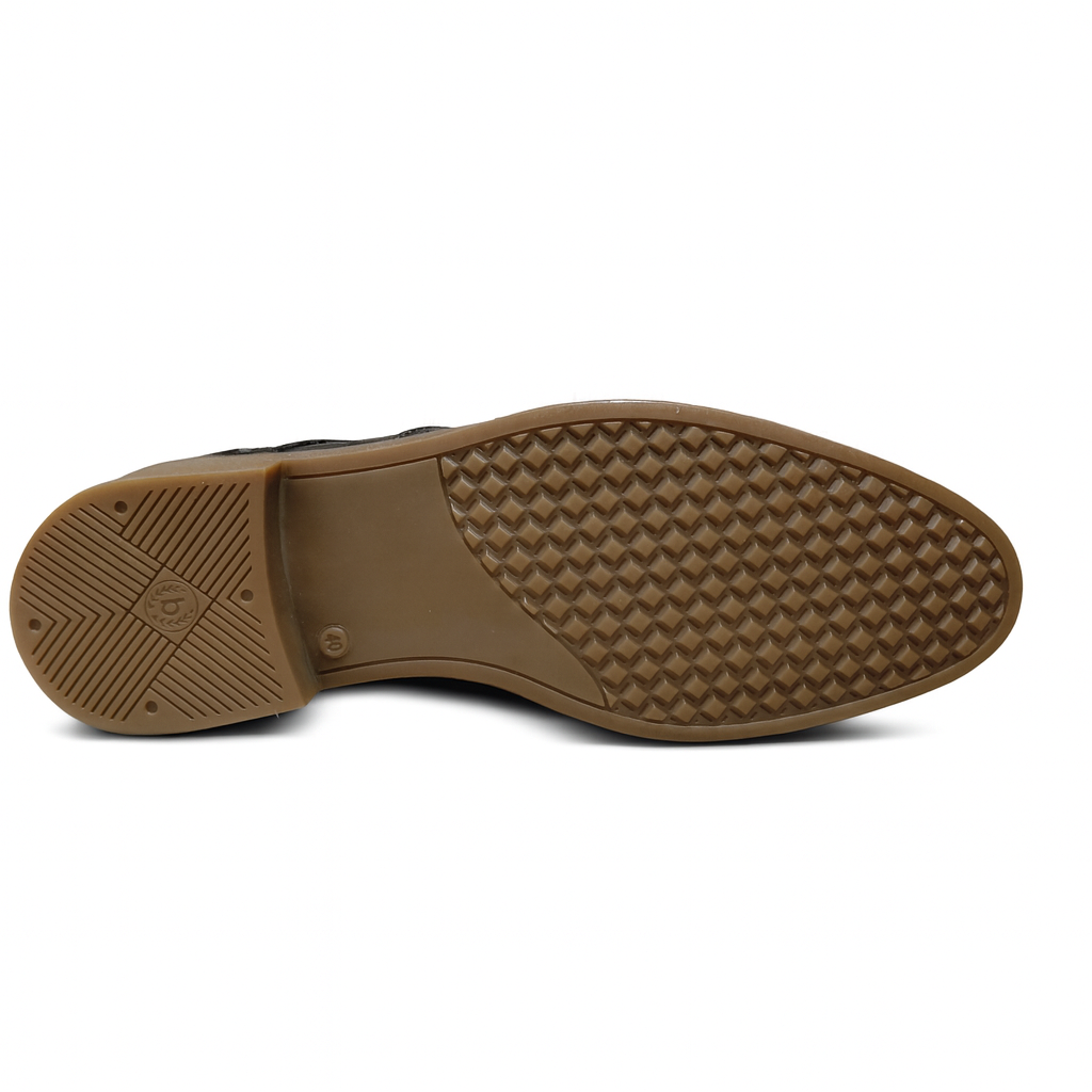 Chaussure Borsalino en cuir véritable couleur Marron - الصورة 3